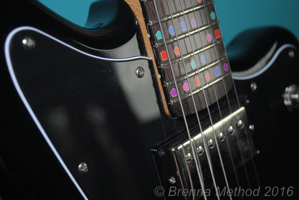 Fender Jaguar with Brenna Method Icons